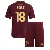 Echipament fotbal AS Roma Matias Soule #18 Tricou Acasa 2024-25 pentru copii maneca scurta (+ Pantaloni scurti)